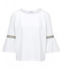Designer-Sweatshirt weiß
