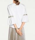 Designer-Sweatshirt weiß