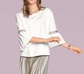 Designer-Sweatshirt weiß
