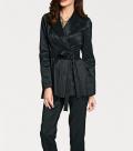 Designer-Taftblazer schwarz