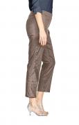 Designer-Tafthose taupe