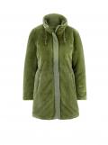 Designer-Teddy-Webpelzjacke olive