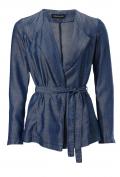 Designer-Tenceljacke blau-denim