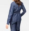 Designer-Tenceljacke blau-denim