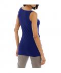 Designer-Top blau