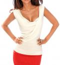 Designer-Top ecru