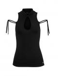 Designer-Top schwarz