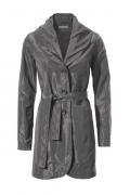 Designer-Trenchcoat grau