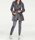 Designer-Trenchcoat grau