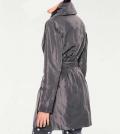 Designer-Trenchcoat grau