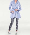 Designer-Trenchcoat hellblau