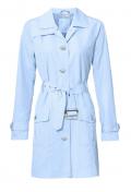 Designer-Trenchcoat hellblau