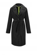 Designer-Trenchcoat schwarz