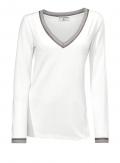 Designer-V-Shirt offwhite