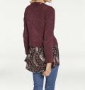 Designer-Velourslederjacke beere