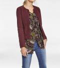 Designer-Velourslederjacke beere