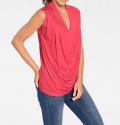 Designer-Wasserfallshirt koralle