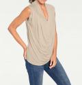 Designer-Wasserfallshirt sand