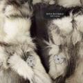 Designer-Webpelzjacke grau-ecru