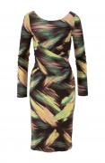 Designer-Wickelkleid bunt