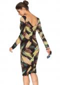 Designer-Wickelkleid bunt