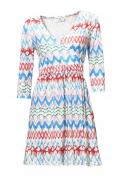 Designer-Wickelkleid bunt