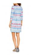 Designer-Wickelkleid bunt