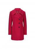 Designer-Woll-Longjacke rot