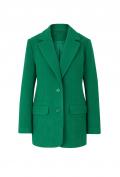 Designer-Wollblazer grün