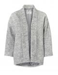 Designer-Wolljacke grau