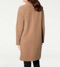 Designer-Wollmantel camel