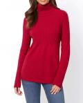 Designer-Wollpullover mit Kschmir rot