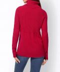 Designer-Wollpullover mit Kschmir rot