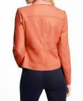 Designer-Ziegen-Nappalederjacke mandarine