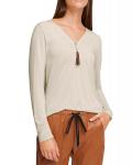 Designershirt mit Strass beige