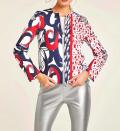 Druckblazer bunt