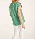 Druckbluse bunt Gr. 44