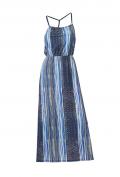 Druckkleid blau-bunt