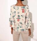 Druckshirt creme-bunt