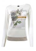 Druckshirt ecru