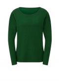 Feinstrickpullover grün