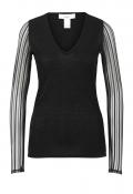 Feinstrickpullover schwarz