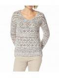 Flauschpullover creme-taupe