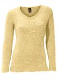 Flauschpullover gelb