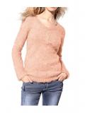 Flauschpullover rosé