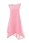 Georgettekleid rosé