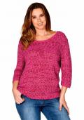 Glitzer-Pullover pink Größe 44/46