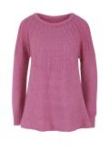 Grobstrickpullover orchidee