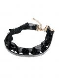 Halsband mit Strasssteinen schwarz