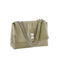 Handtasche mit dekorativem Magnetverschluss beige